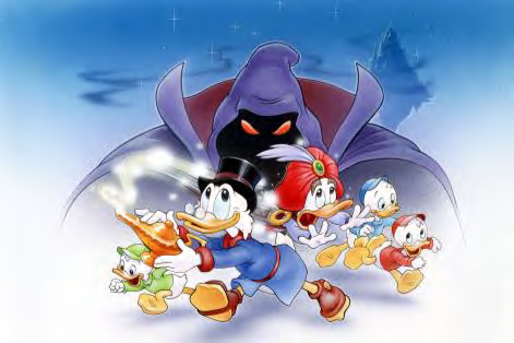 Entenhausen Tag: Onkel Dagobert, Tick, Trick und Track verteidigen die magische Lampe in DuckTales - Der Film