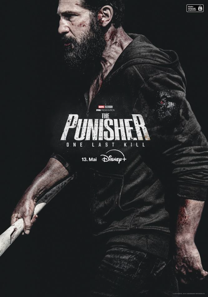 Poster zur Marvel Serie The Punisher: One Last Kill mit Jon Bernthal
